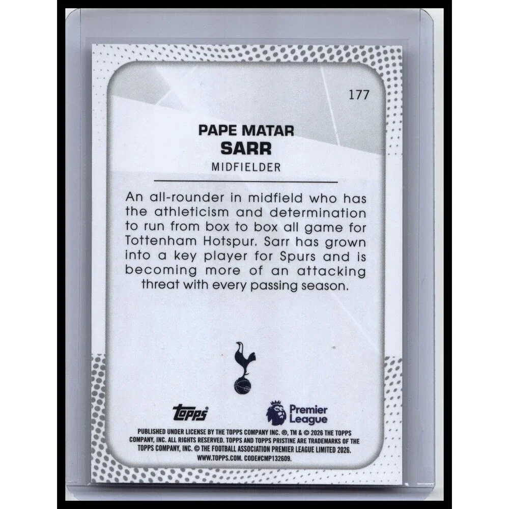 2025-26 Topps Pristine Pape Matar Sarr TOT base